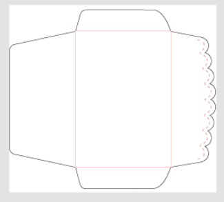 Scallop Envelope Die for theBig Shot
